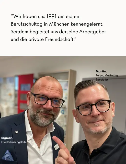 Ingmar und Martin erzählen, wie sie sich kennengelernt haben.