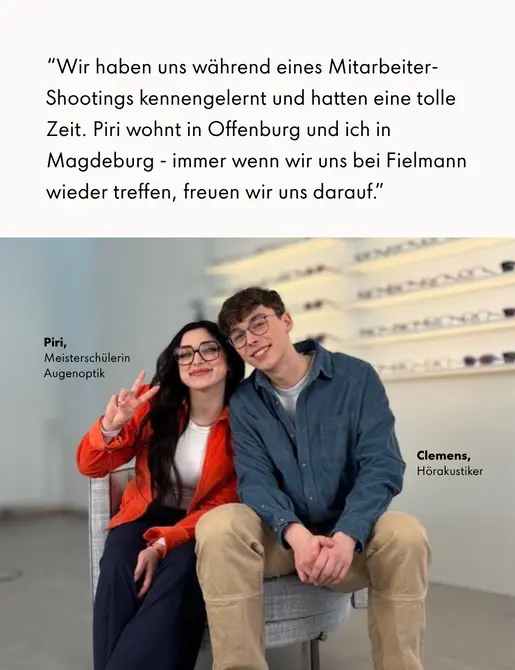 Piri und Clemens erzählen, wie sie sich kennengelernt haben.
